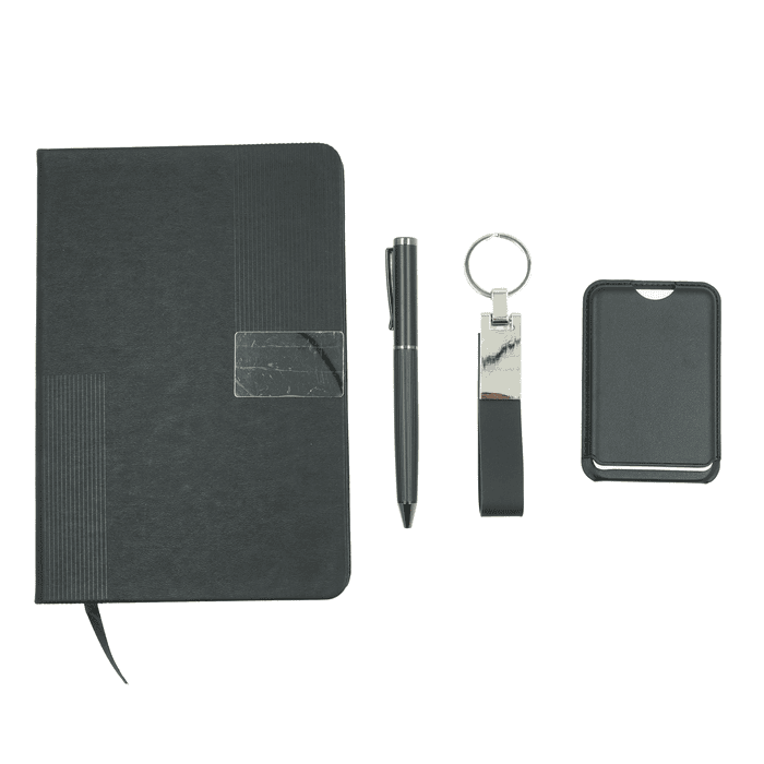 Astoria - Notebook, Card Holder, Keychain Gift Set